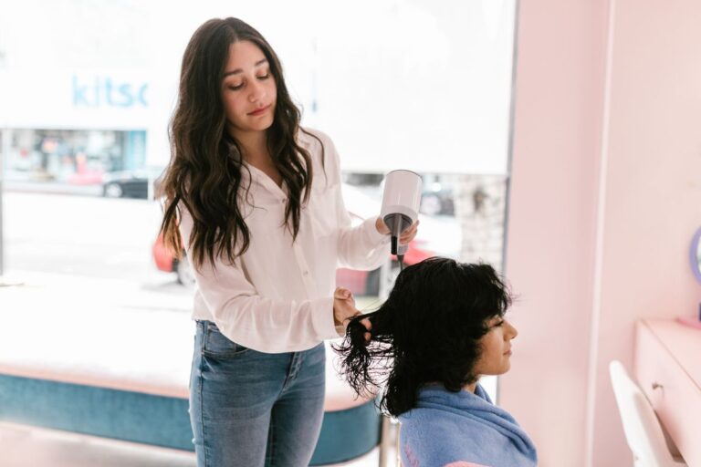 custom lighting/balayage